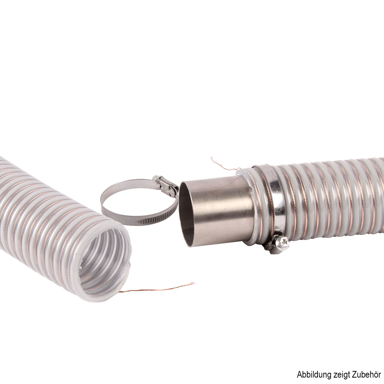 Paket] Schlauchverbinder SET für Pelletschlauch NW 50 mm